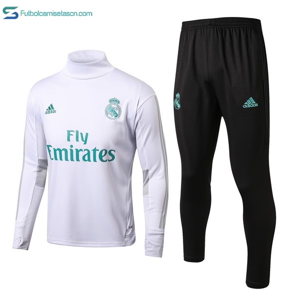 Chandal Real Madrid 2017/18 Blanco Negro